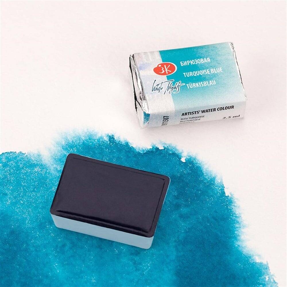 St. Petersburg White Nights Watercolor Tablet 507 Turquoise