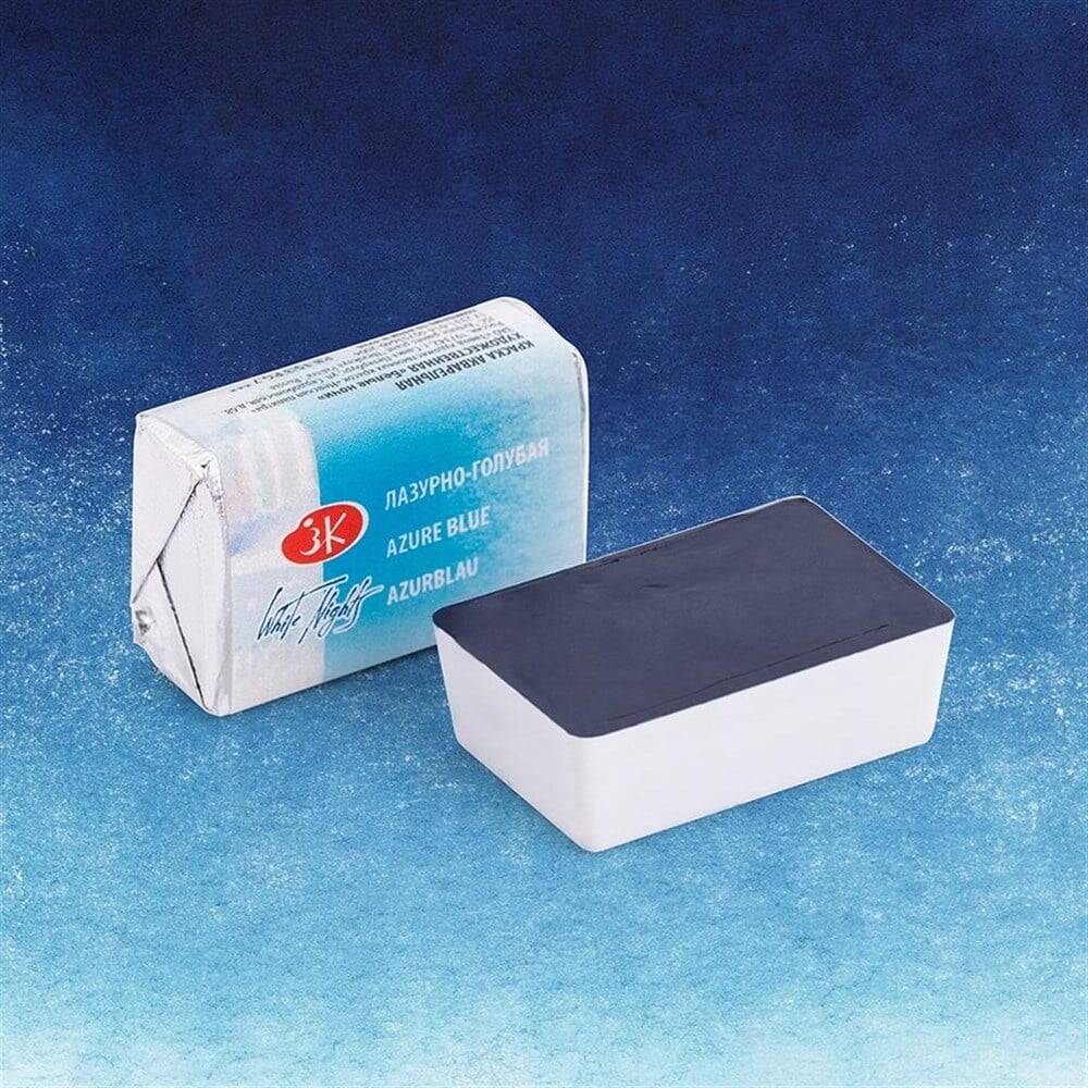 St. Petersburg White Nights Watercolor Tablet 519 Azure Blue