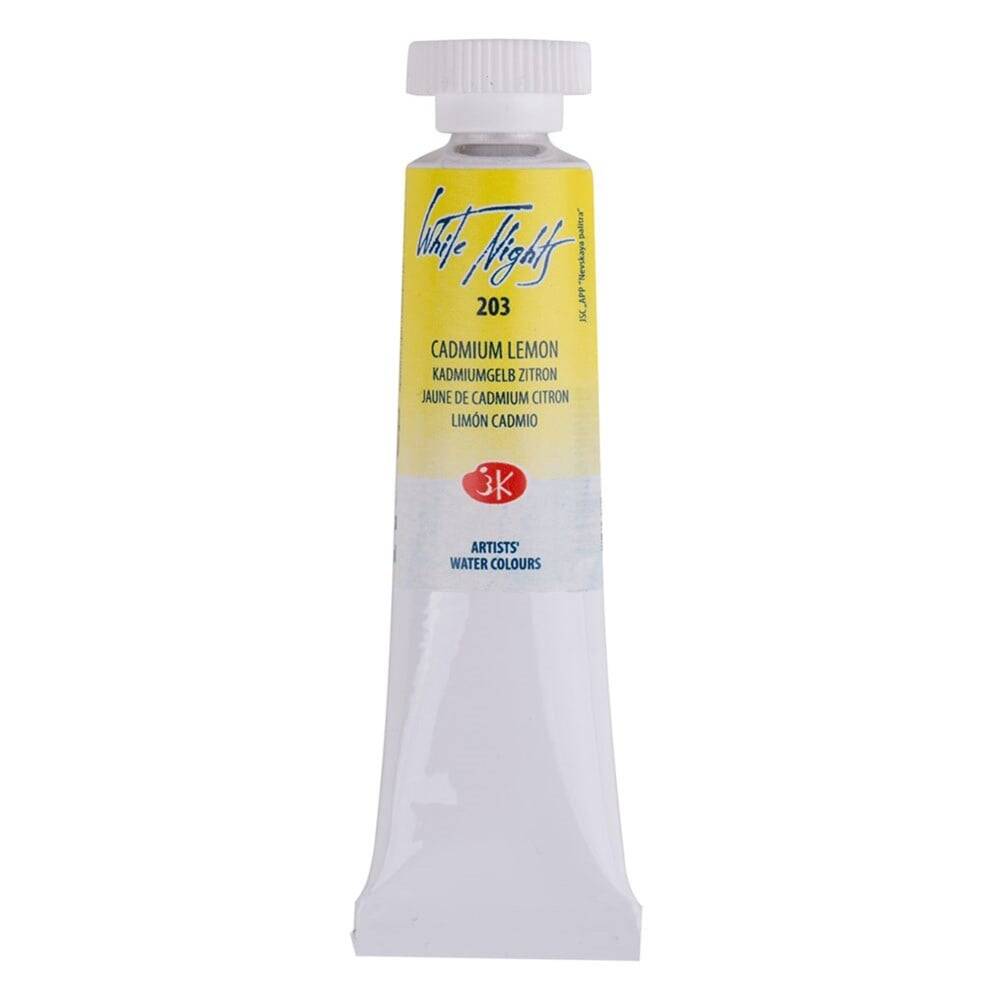 St. Petersburg White Nights Tube Watercolor 10 ml 203 Cadmium lemon