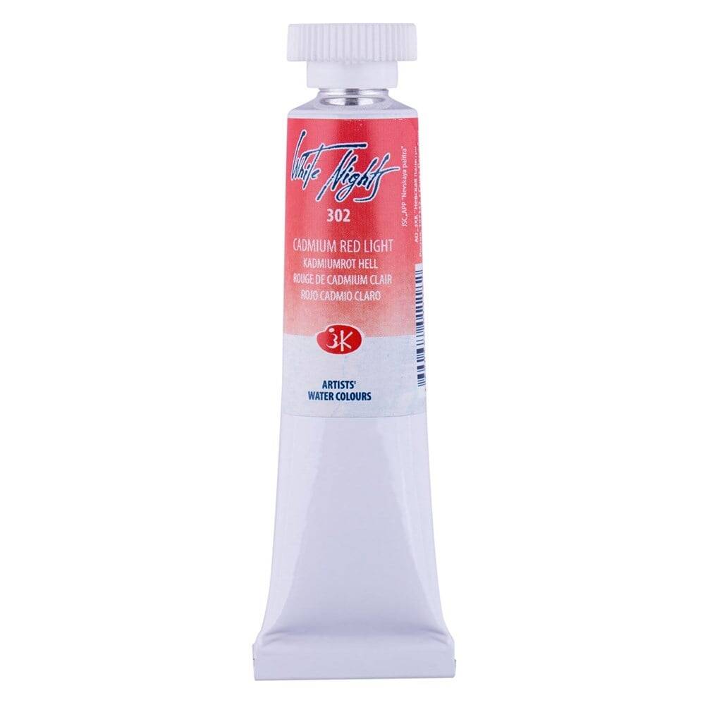 St. Petersburg White Nights Tüp Sulu Boya 10 ml 302 Cadmium red light