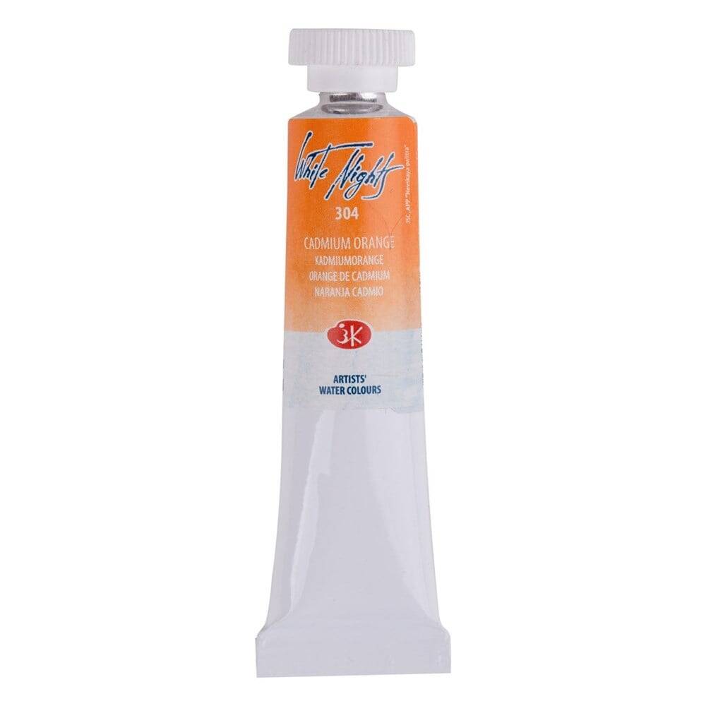 St. Petersburg White Nights Tube Watercolor 10 ml 304 Cadmium orange