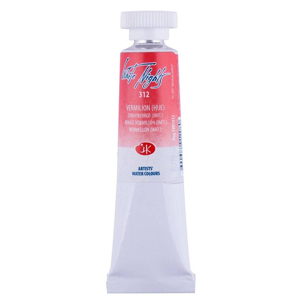 St. Petersburg White Nights Tube Watercolor 10 ml 312 Vermilion (HUE)