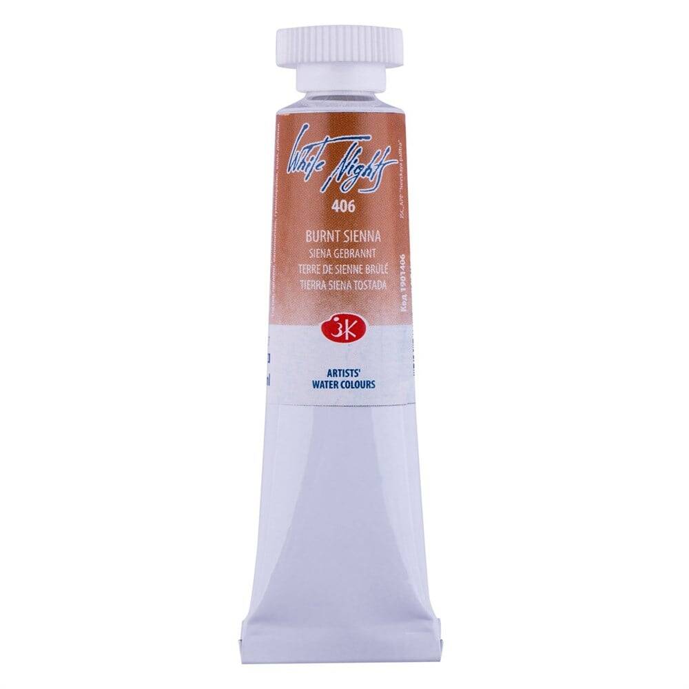 St. Petersburg White Nights Tube Watercolor 10 ml 406 Burnt Sienna