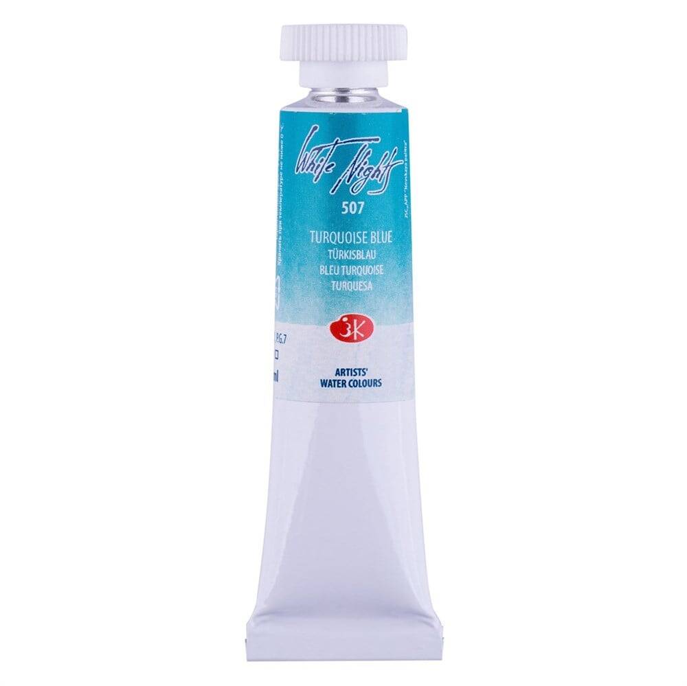 St. Petersburg White Nights Tube Watercolor 10 ml 507 Turquoise blue