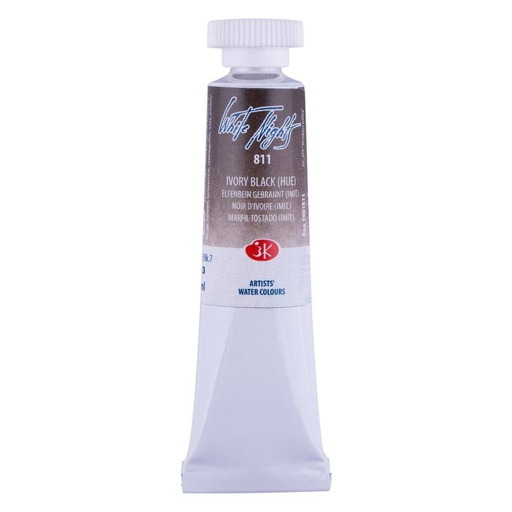 St. Petersburg White Nights Tüp Sulu Boya 10 ml 811 Ivory black (HUE)