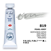 St. Petersburg White Nights Tube Watercolor 10 ml 819 Pearl Gray