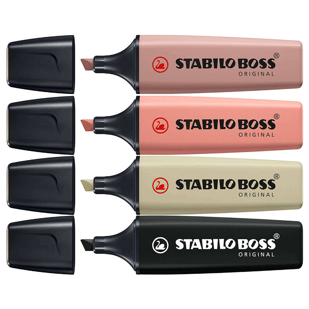 Stabilo Fosforlu Kalem Boss Natura Colors 4'lü Set 70/4-2-3