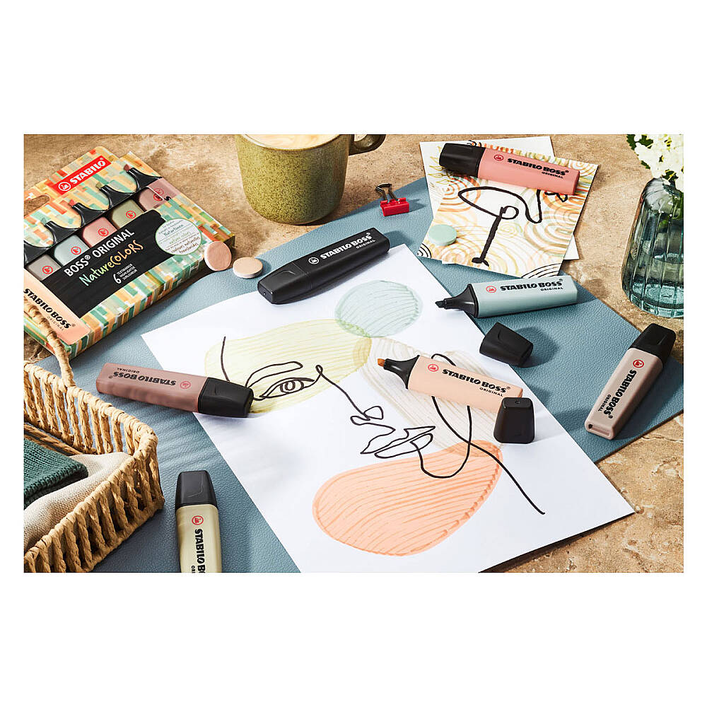 Stabilo Fosforlu Kalem Boss Natura Colors 4'lü Set 70/4-2-5