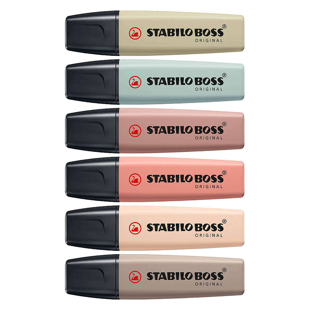 Stabilo Fosforlu Kalem Boss Natura Colors 6'lı Set 70/6-2-2