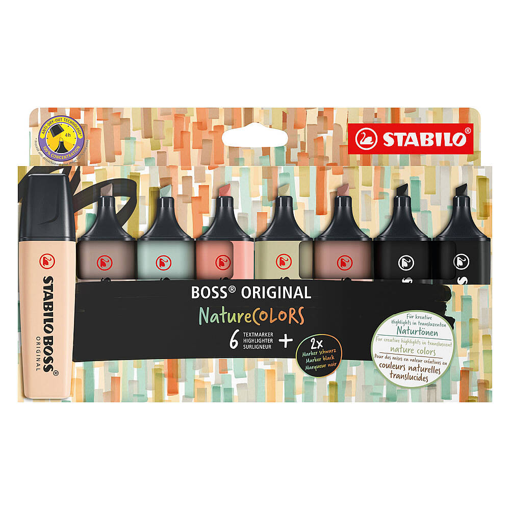 Stabilo Fosforlu Kalem Boss Natura Colors 8'li Set 70/8-2-1
