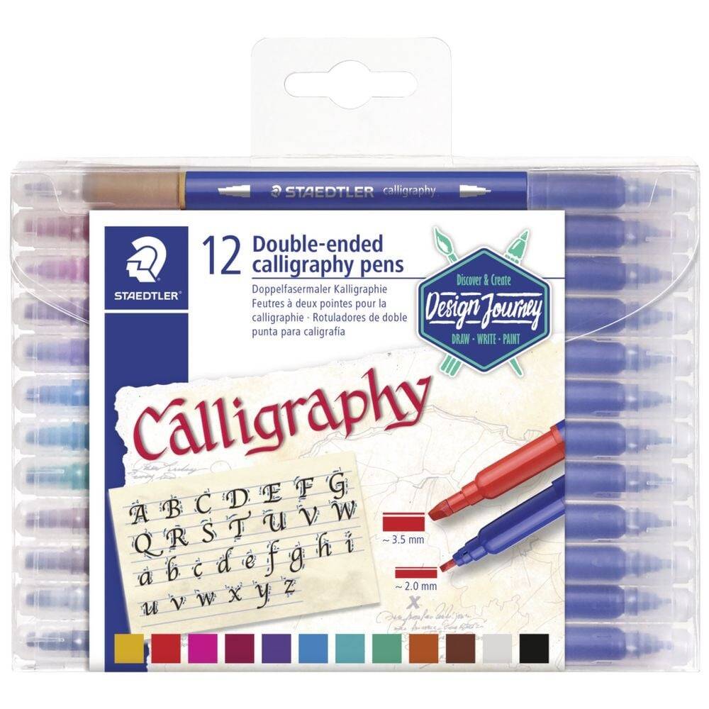 Staedtler Çift Taraflı Kaligrafi Kalem Seti 12'Li