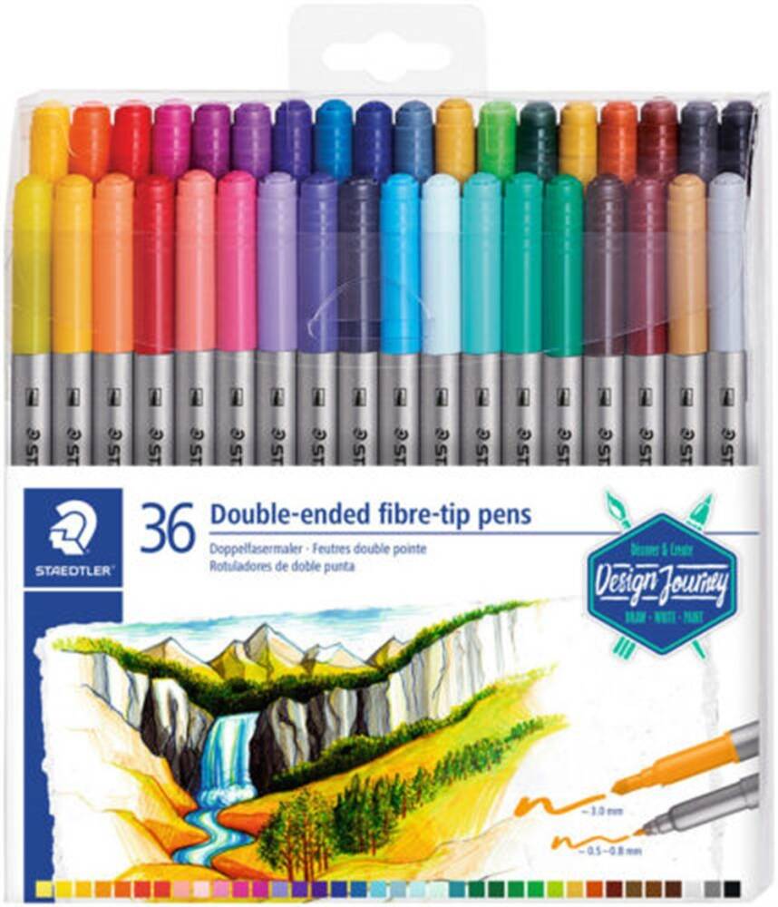 Staedtler Çift Taraflı Keçeli Kalem 3200 TB 36'lı