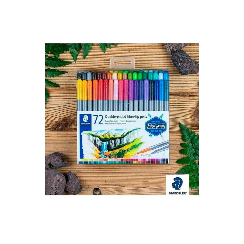 Staedtler Çift Taraflı Keçeli Kalem 72'li