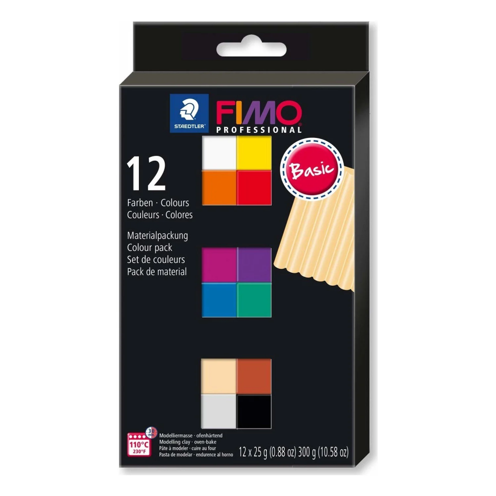 Staedtler Fimo Modelleme Kil Seti 12 Renk Basic