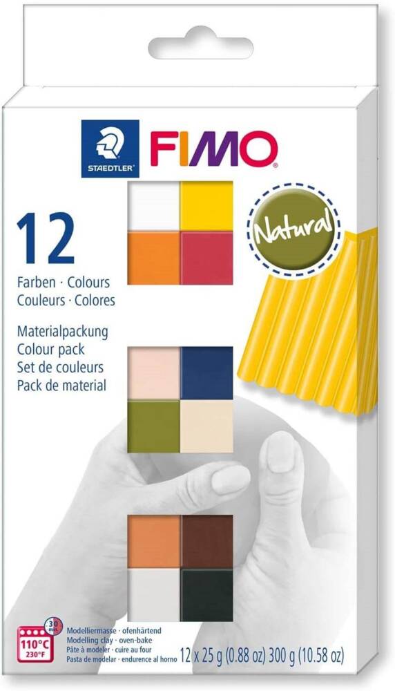 Staedtler Fimo Modelleme Kil Seti 12 Soft Renk Natural C12-4
