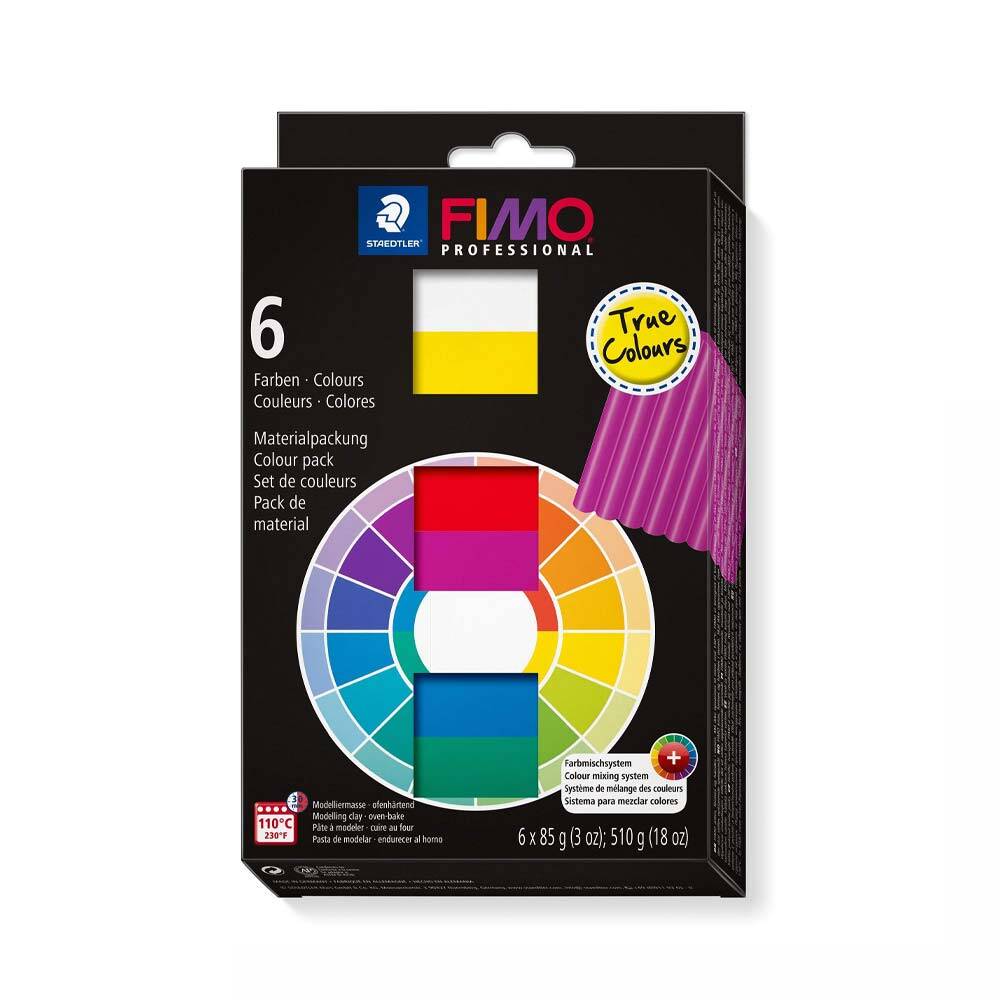 Staedtler Fimo Modelleme Kili Professional MP Doğal Renkler 6'lı 8003-01