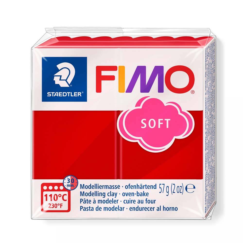 Staedtler Fimo Modeling Clay Soft Christmas Red 8020-2 07