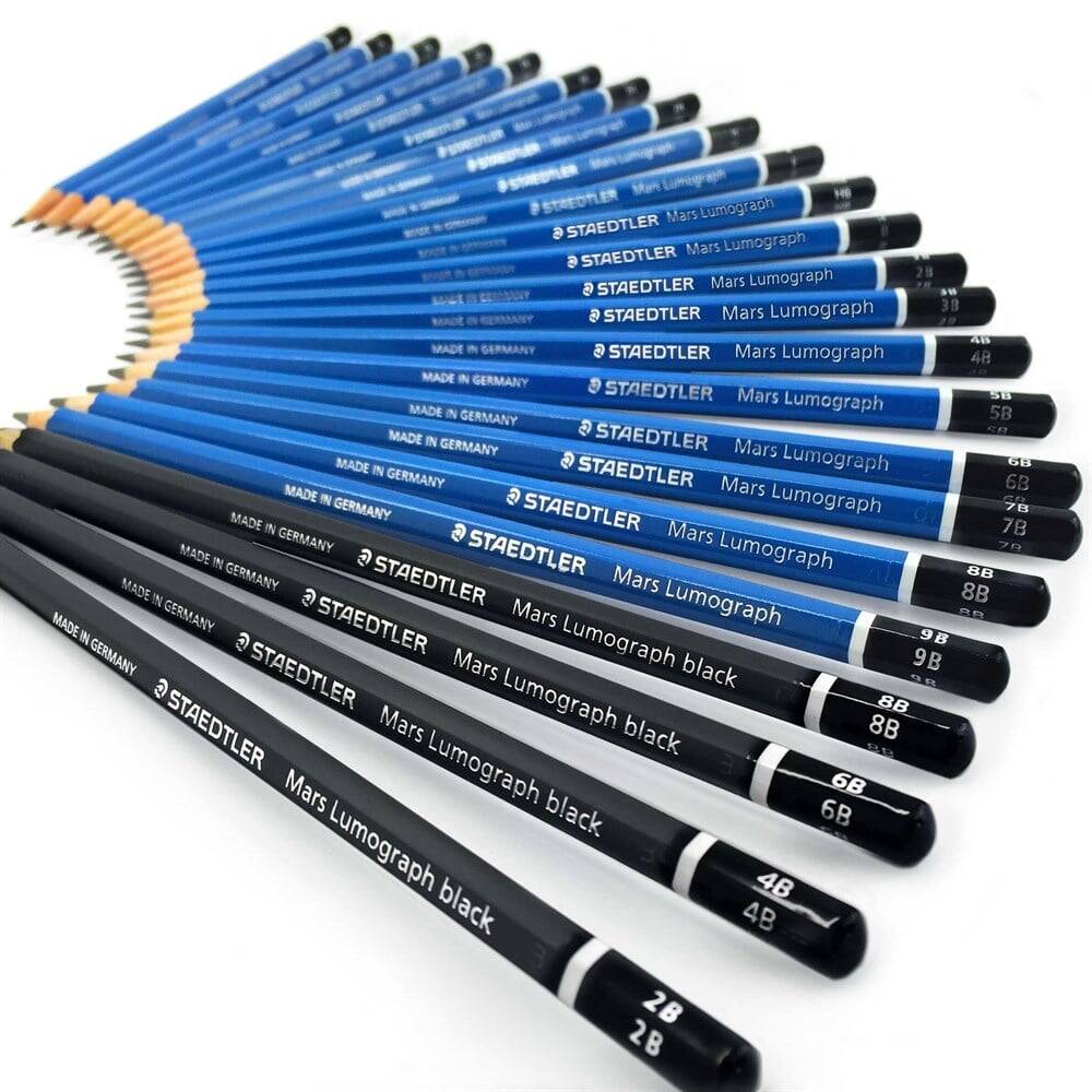 Staedtler G24 Mars Lumograpy Pencils 24-Pack
