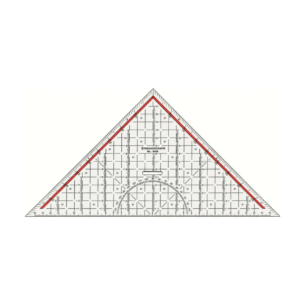 Standardgraph Triangle Angle Template 23 cm No: 9200