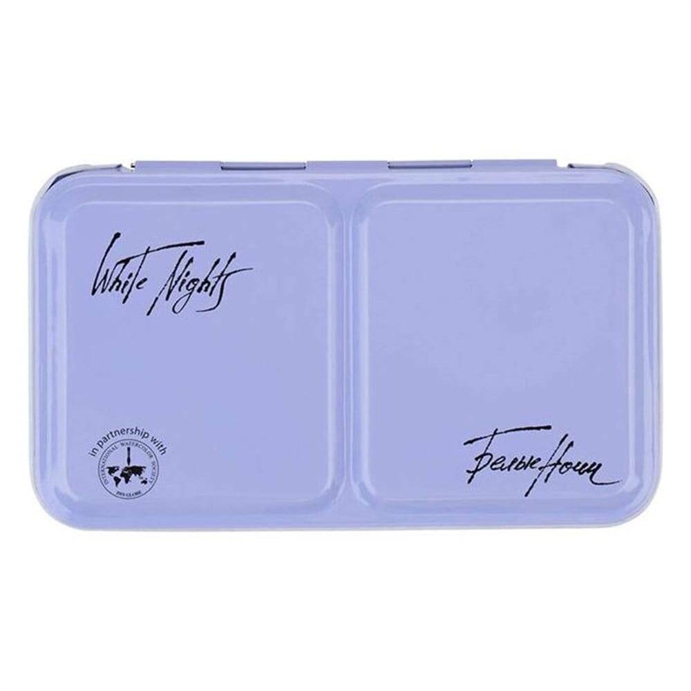St.Petersburg Metal Empty Tin Watercolor Box 12 Pieces Light Blue N:2011301444