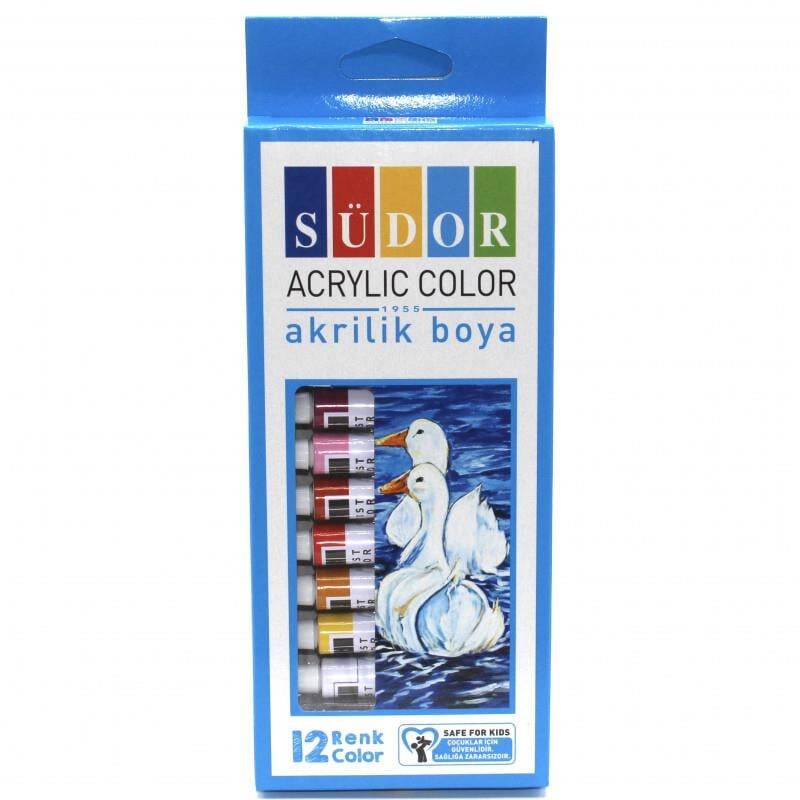 Südor Akrilik Boya Tüp 12x9 ml