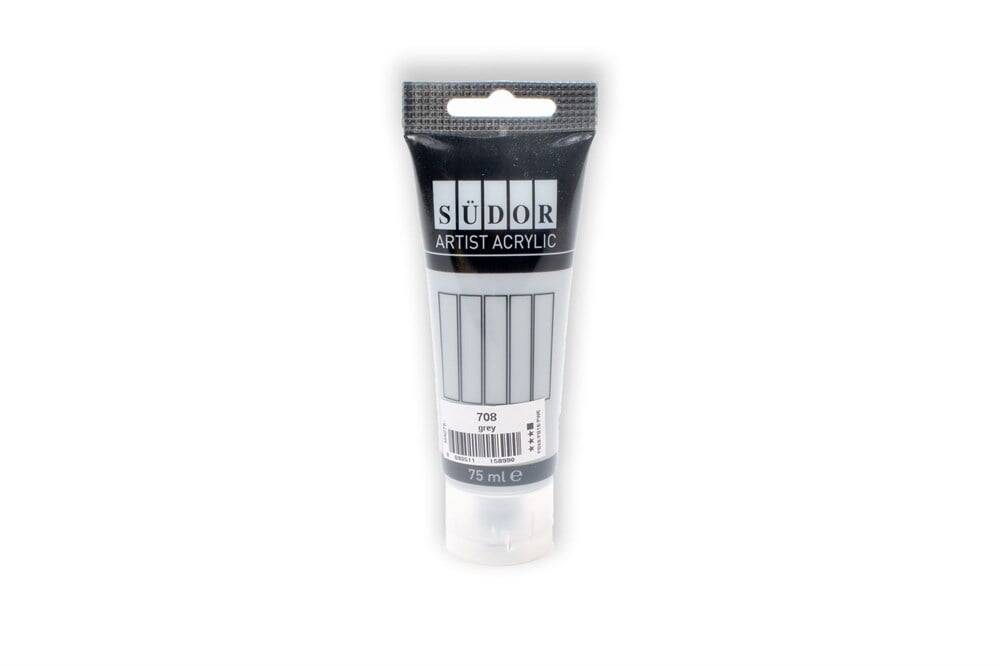 Südor Akrilik Tüp 75 ml Gri 708