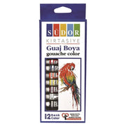 Südor Gouache Paint Set 12 Colors 8.5 ml