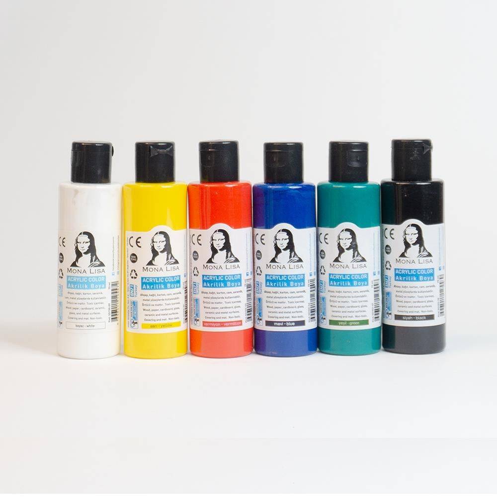 Südor Monalisa Akrilik Boya 6X70ml Şişe Set