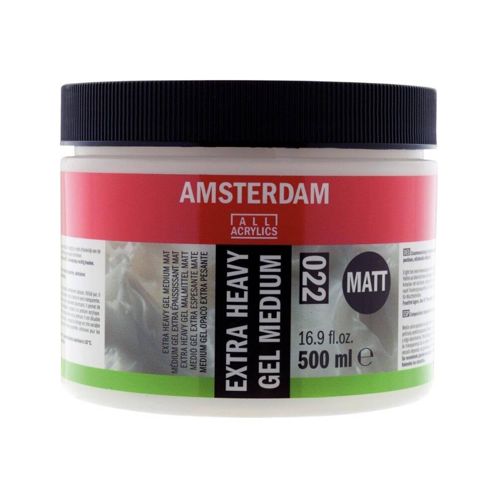 Talens Amsterdam Acrylic Extra Heavy Gel Medium Matt 500 Ml 022