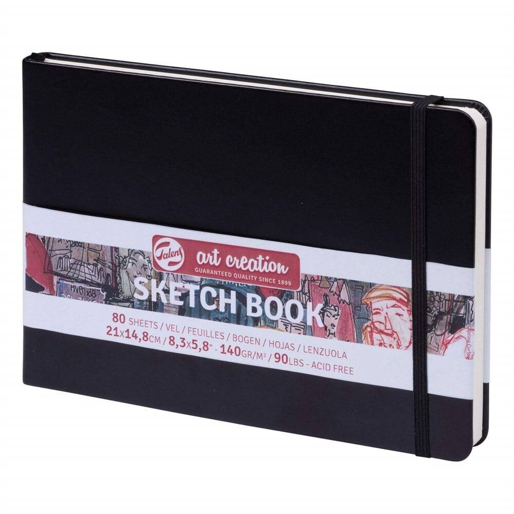 Talens Art Creation Sketch Book Black 140Gr 21X14,8Cm