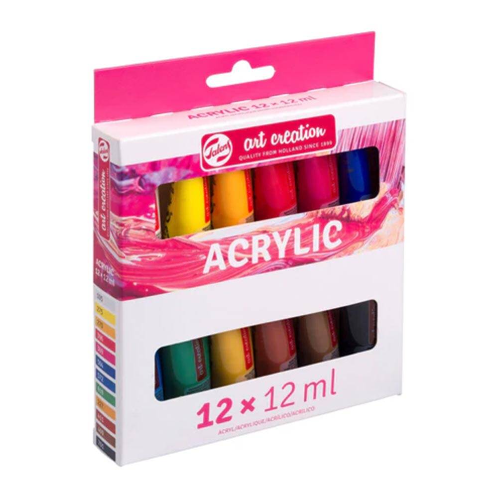 Talens Artcreation (Plastik Tüp) Akrilik Boya Seti 12X12 ml