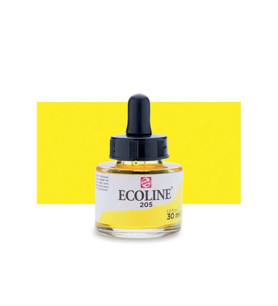 Talens Ecoline Liquid Watercolor 30 ml 205 Lemon Yellow