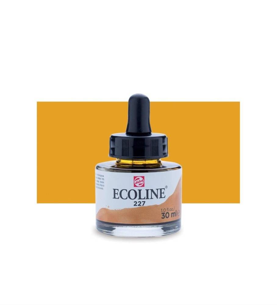 Talens Ecoline Liquid Watercolor 30 ml 227 Yellow Ocher