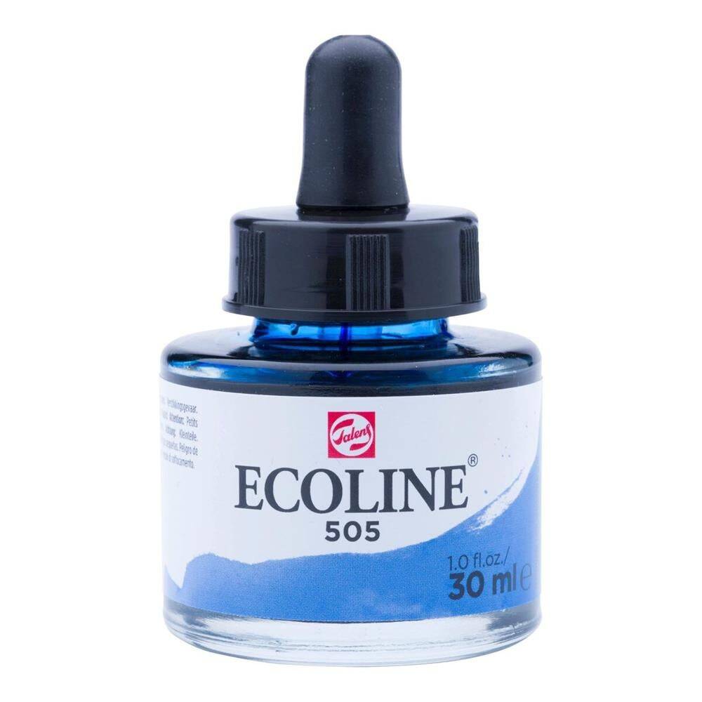 Talens Ecoline Liquid Watercolour 30 ml 505 Ultramarine Light