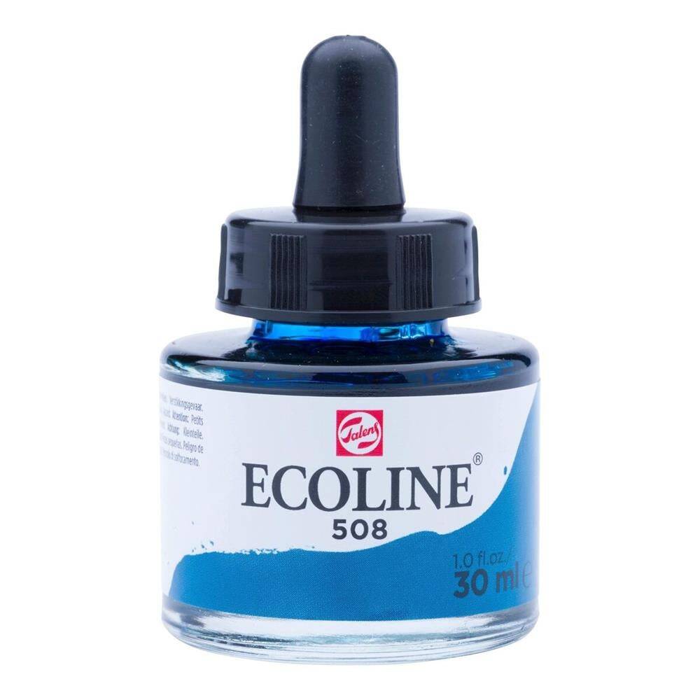 Talens Ecoline Liquid Watercolour 30 ml 508 Prussian Blue