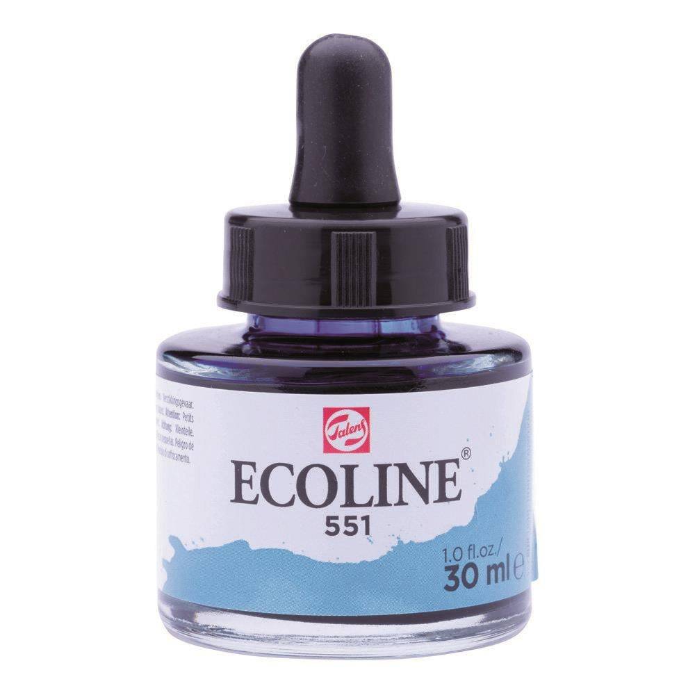 Talens Ecoline Liquid Watercolour 30 ml 551 Sky Blue Light