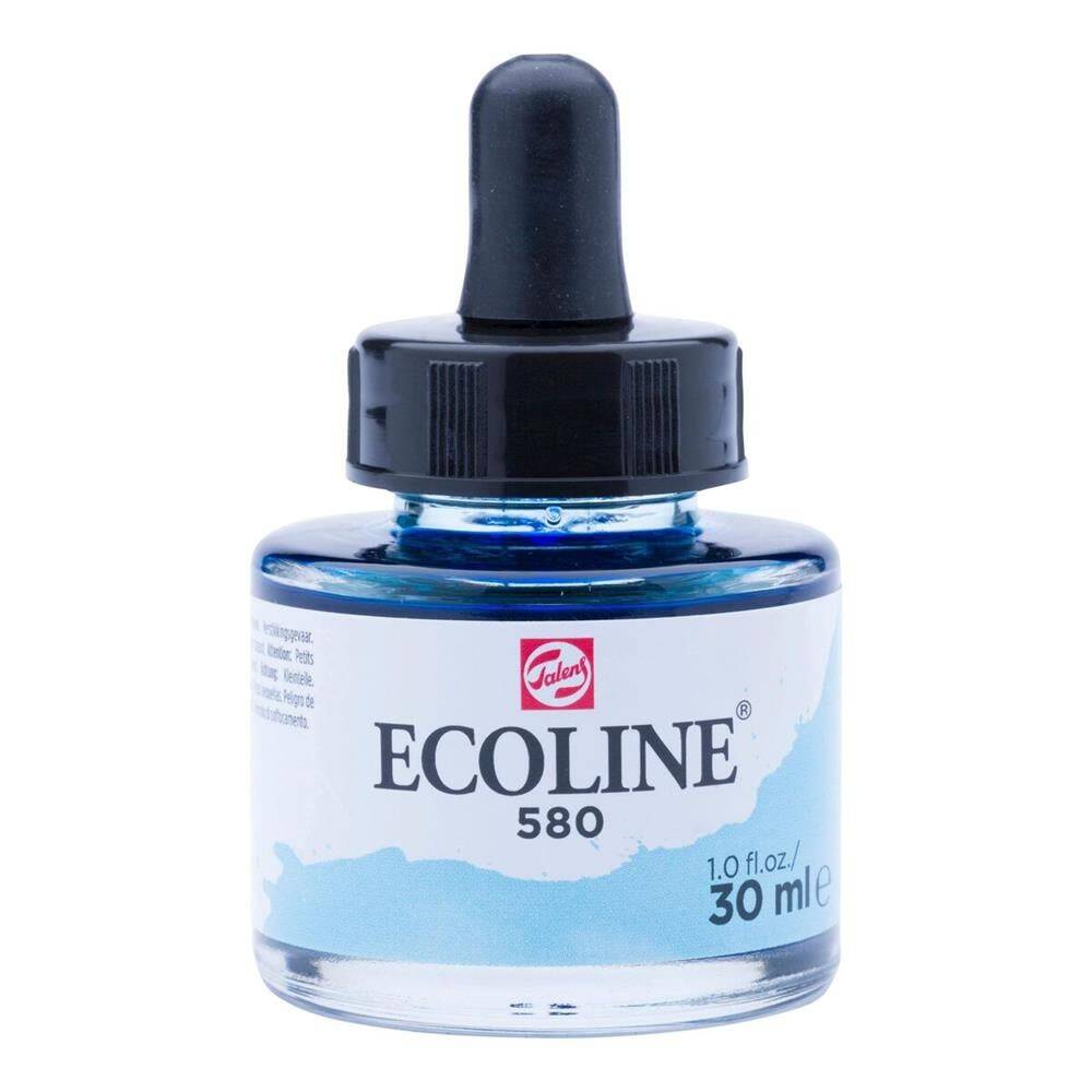 Talens Ecoline Liquid Watercolour 30 ml 580 Pastel Blue