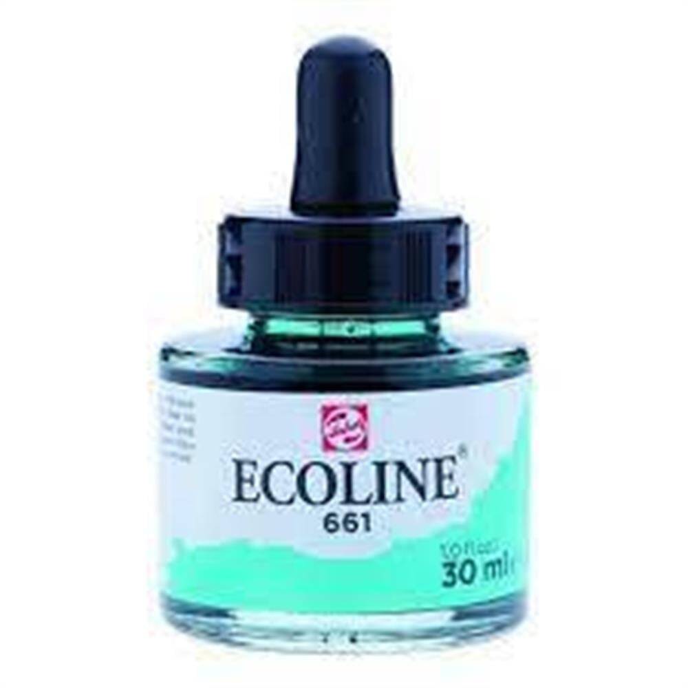 Talens Ecoline Liquid Watercolor 30 ml 661 Turqoise Green