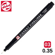 Talens Pigment Fineliner Teknik Çizim Kalemi 0.35 mm Siyah