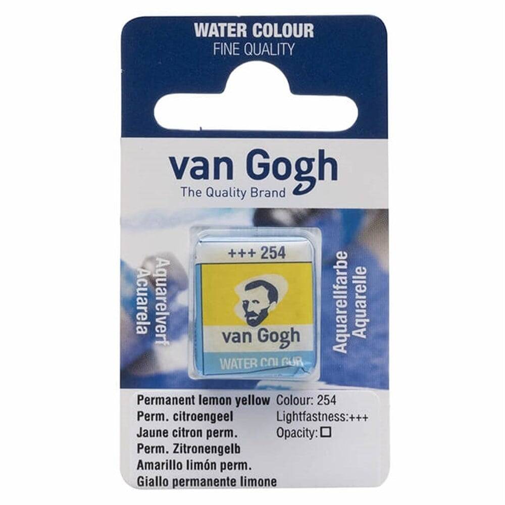 Talens Van Gogh Suluboya Tablet 254 Permanent Lemon Yellow