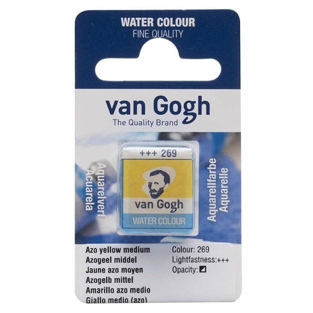 Talens Van Gogh Suluboya Tablet 269 Azo Yellow Medium