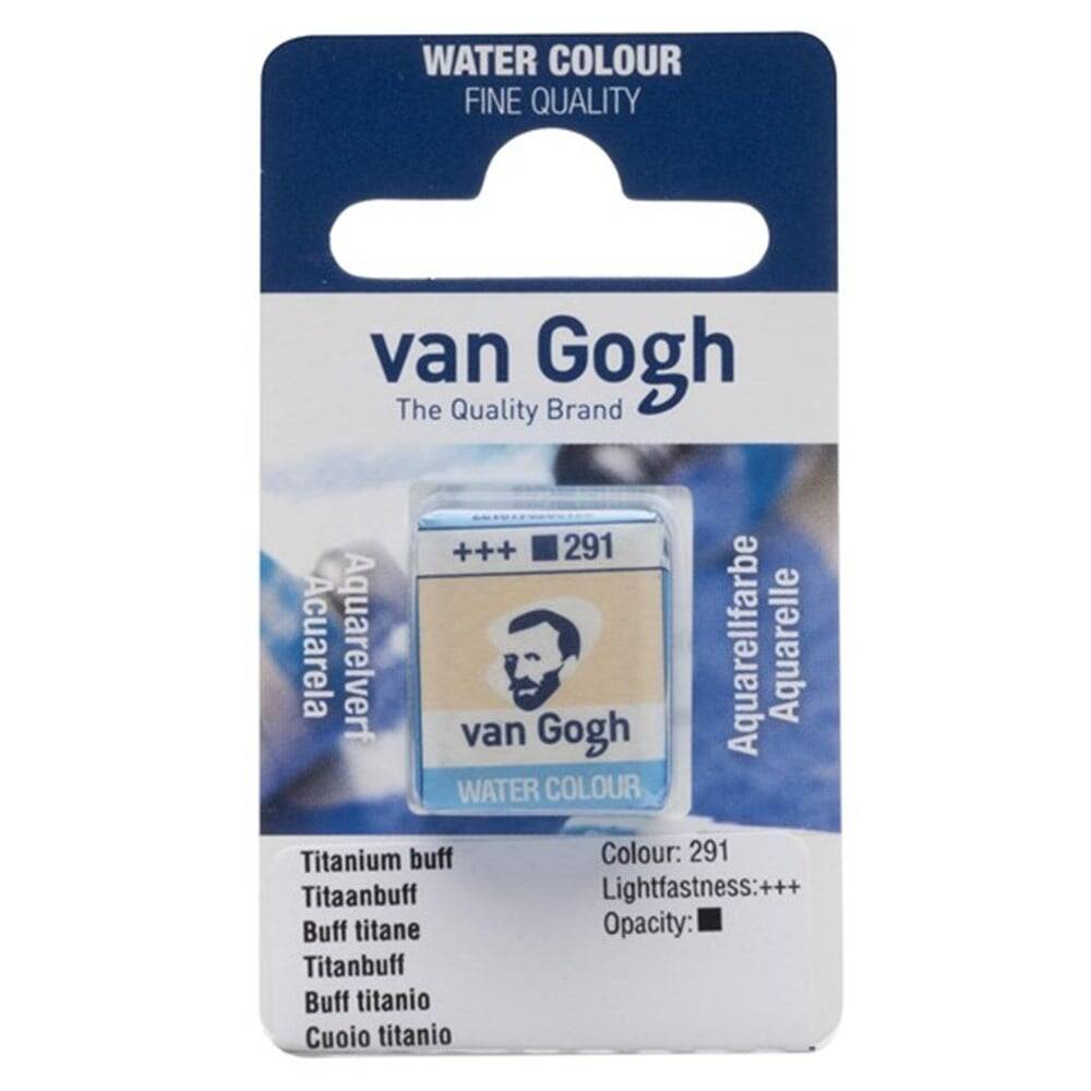 Talens Van Gogh Watercolor Tablet 291 Titanium Buff