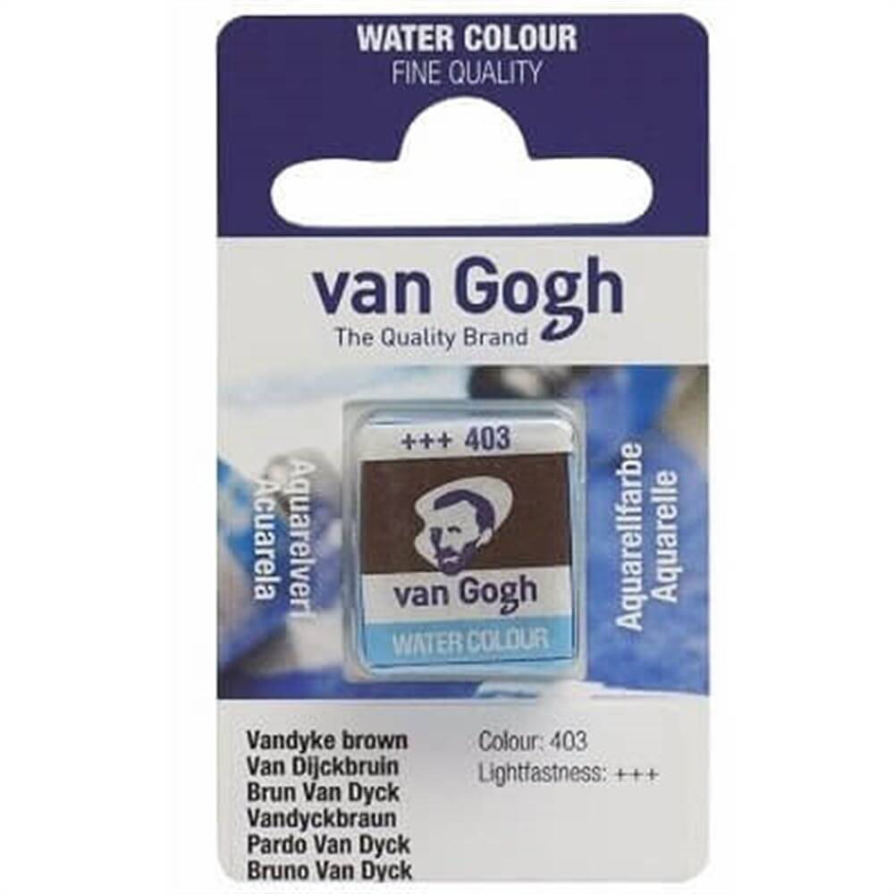 Talens Van Gogh Watercolor Tablet 403 Vandyke Brown