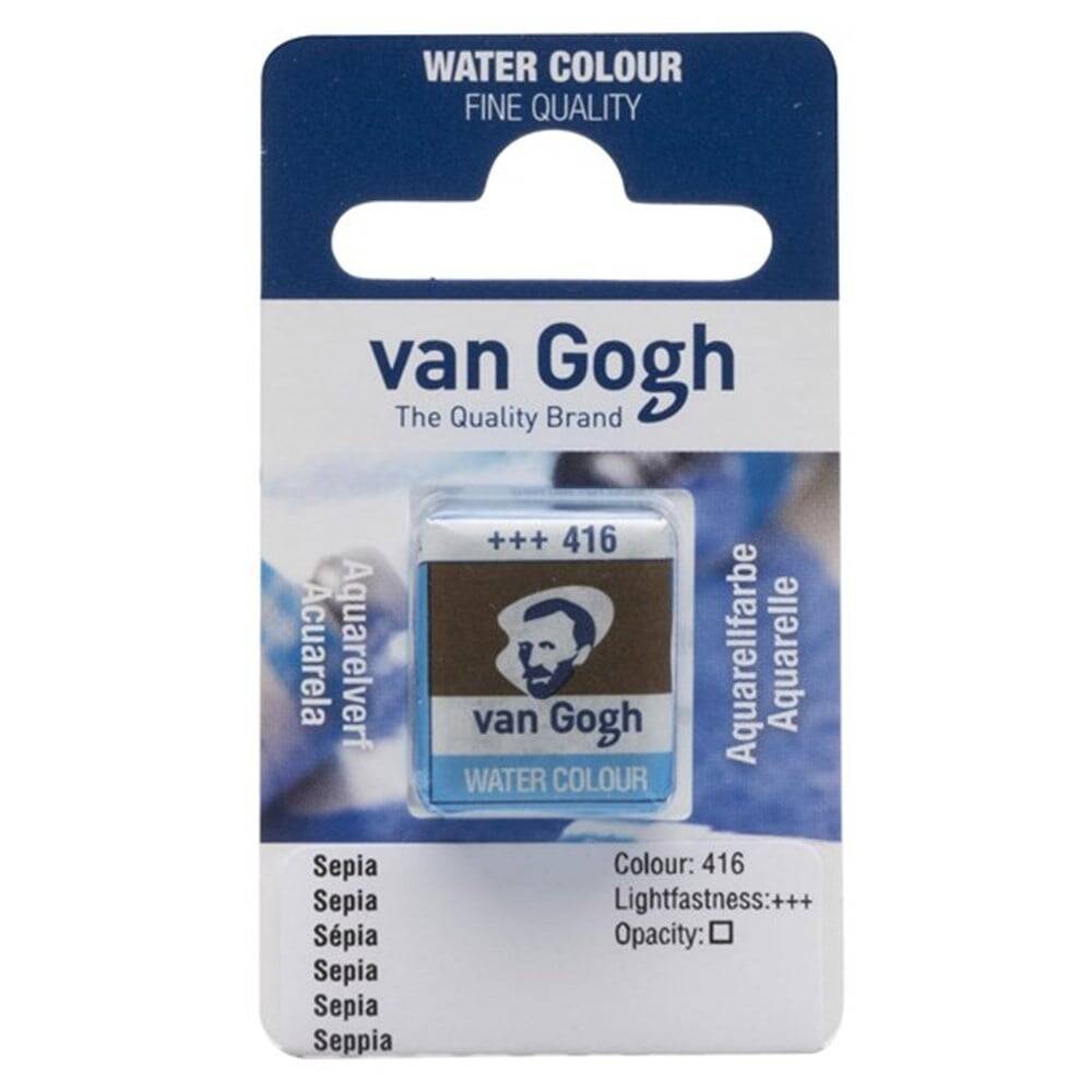 Talens Van Gogh Suluboya Tablet 416 Sepia