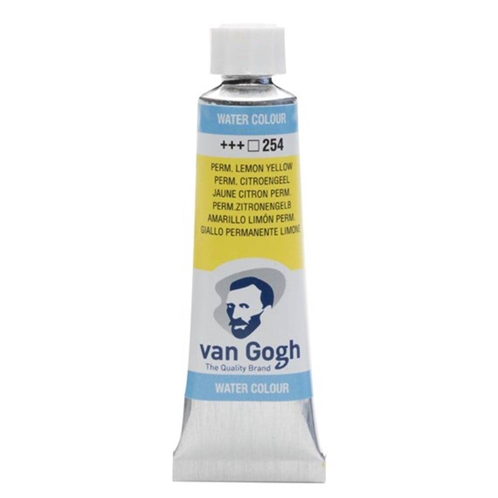 Talens Van Gogh Watercolor Tube 10ml - 254 Perm. lemon yellow