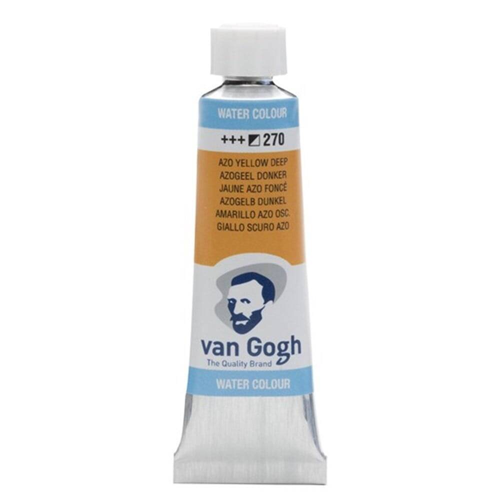 Talens Van Gogh Watercolour Tube 10ml - 270 Azo Yellow Deep