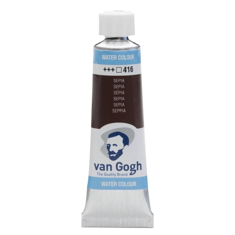 Talens Van Gogh Watercolour Tube 10ml - 416 Sepia