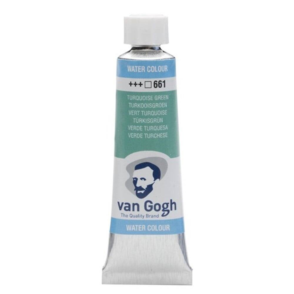 Talens Van Gogh Watercolour Tube 10ml - 661 Turquoise Green
