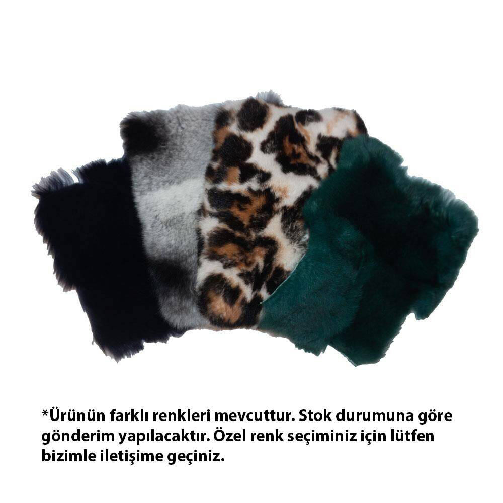 Rabbit Skin Hand Mat Colorful