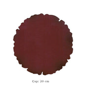 Illumination and Miniature Paper Claret Red, Ahar-Sized Round 20 cm